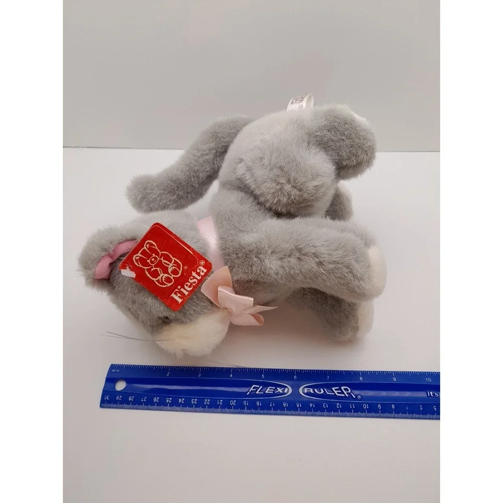 Fiesta Gray Cat Plush 8